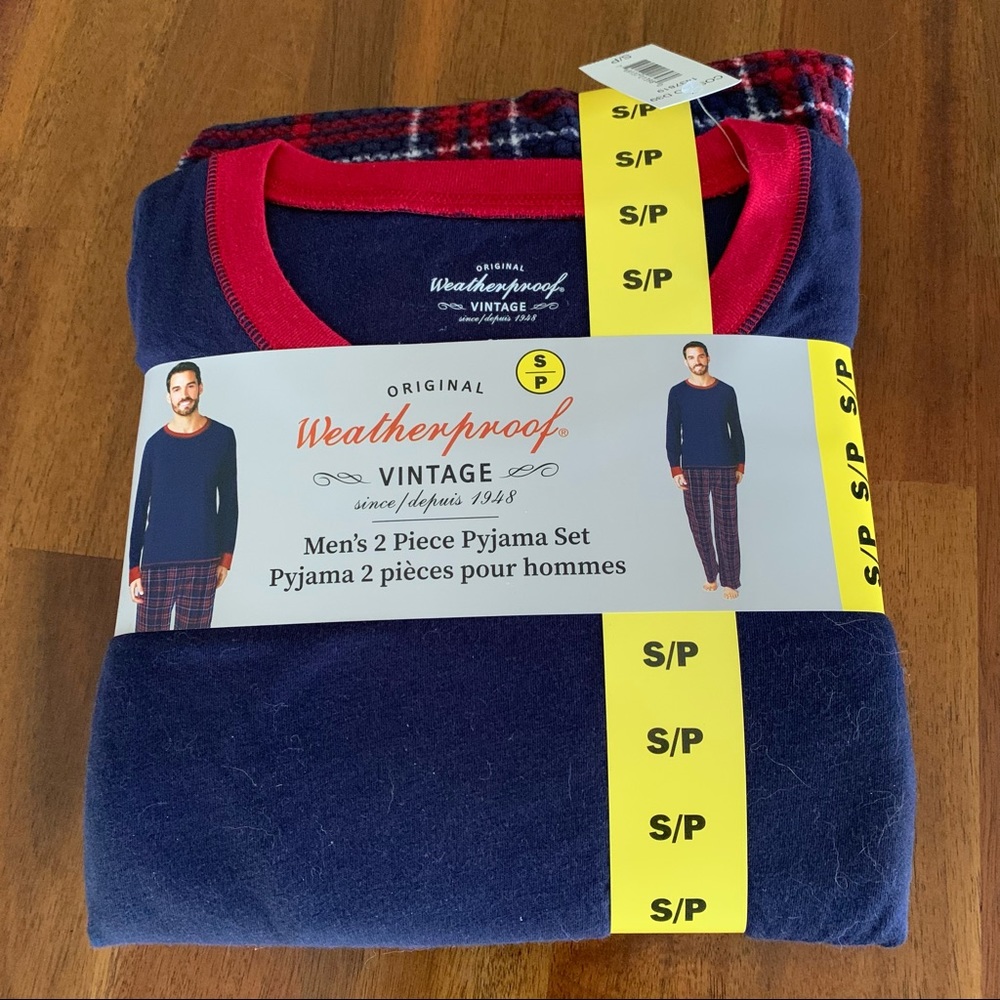 NWT Original Weatherproof Vintage Mens 2 Piece PJ Set